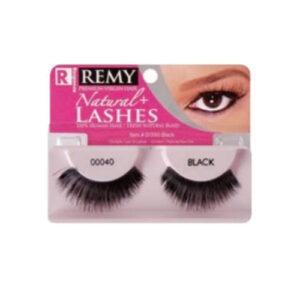 Remy Natural eyelashes(6pc/pk. 12pk/bx, 8bx/cs) - #00040