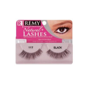 Remy Natural eyelashes(6pc/pk. 12pk/bx, 8bx/cs) - #00117