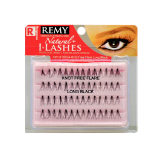 Natural I-lashes flare[Knot free] - 00054 Black[Long]