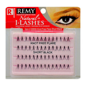 Natural I-lashes flare[Knot free] - 00050 Black[Short]