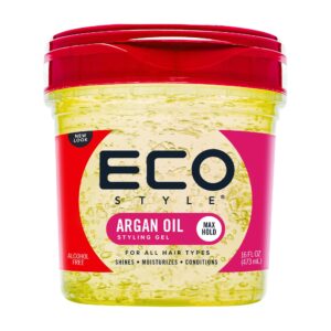 Eco Style Professional Styling Gel Argan Oil Max Hold 16 oz