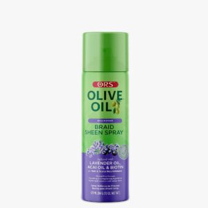 ORS Olive Oil Braid Sheen Spray (Lavender Oil, Acai Oil & Biotin) 421 ml